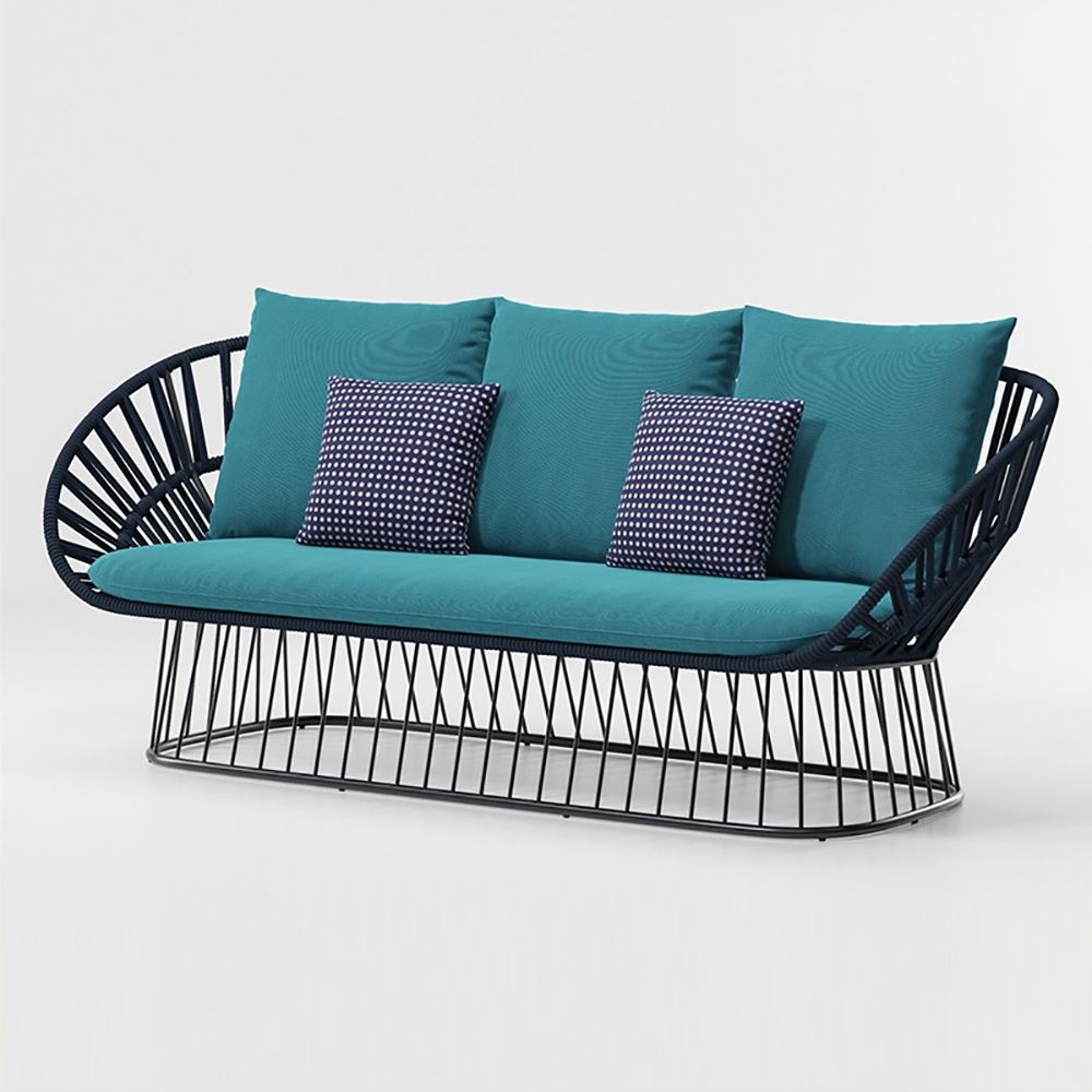 Outdoor Sofa Loveseat Black