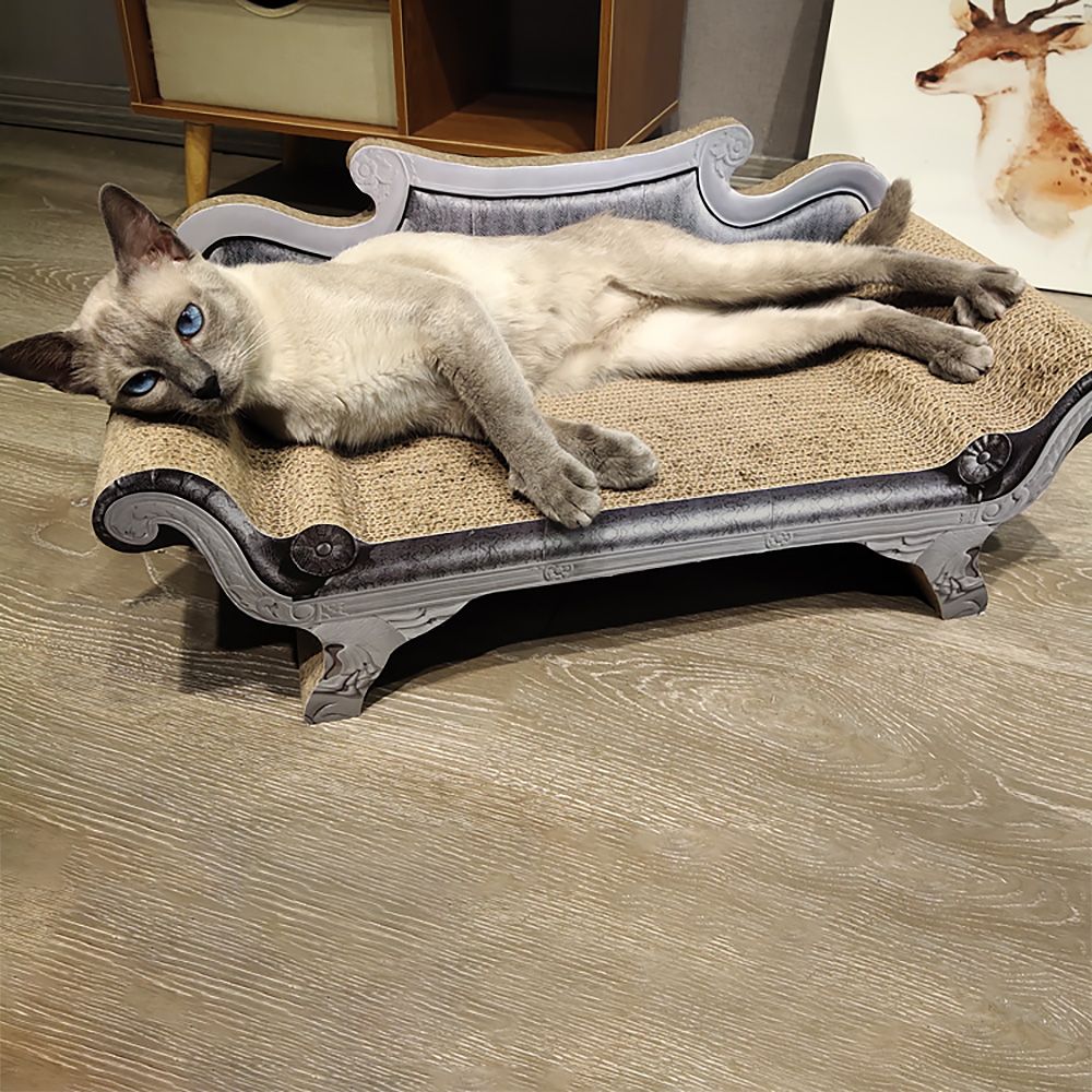 600mm ChaiseStyle Cat Sofa Bed Cat Chaise Lounge Corrugated Board for