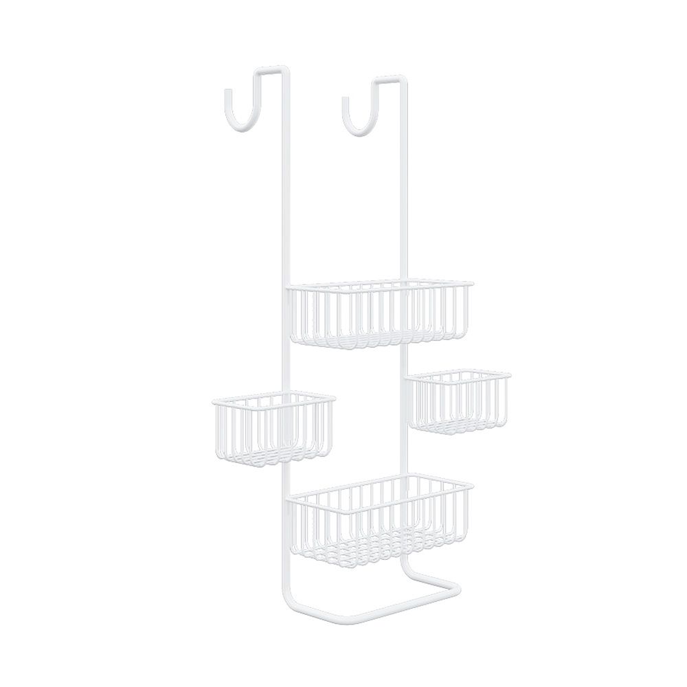 Modern Bathroom Door Hanger Overthedoor Rack Hanging Baskets in Metal