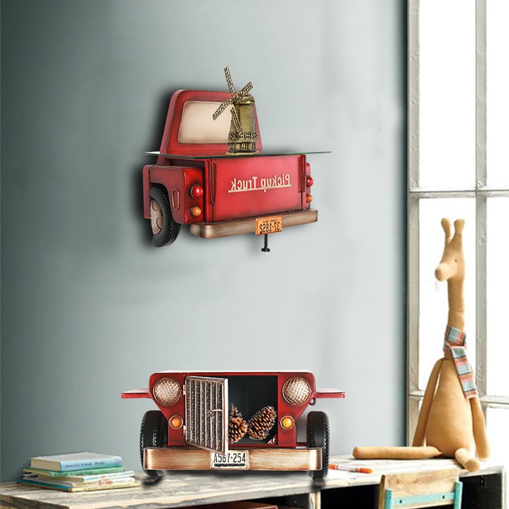 Retro Vintage Car WallMounted Shelving