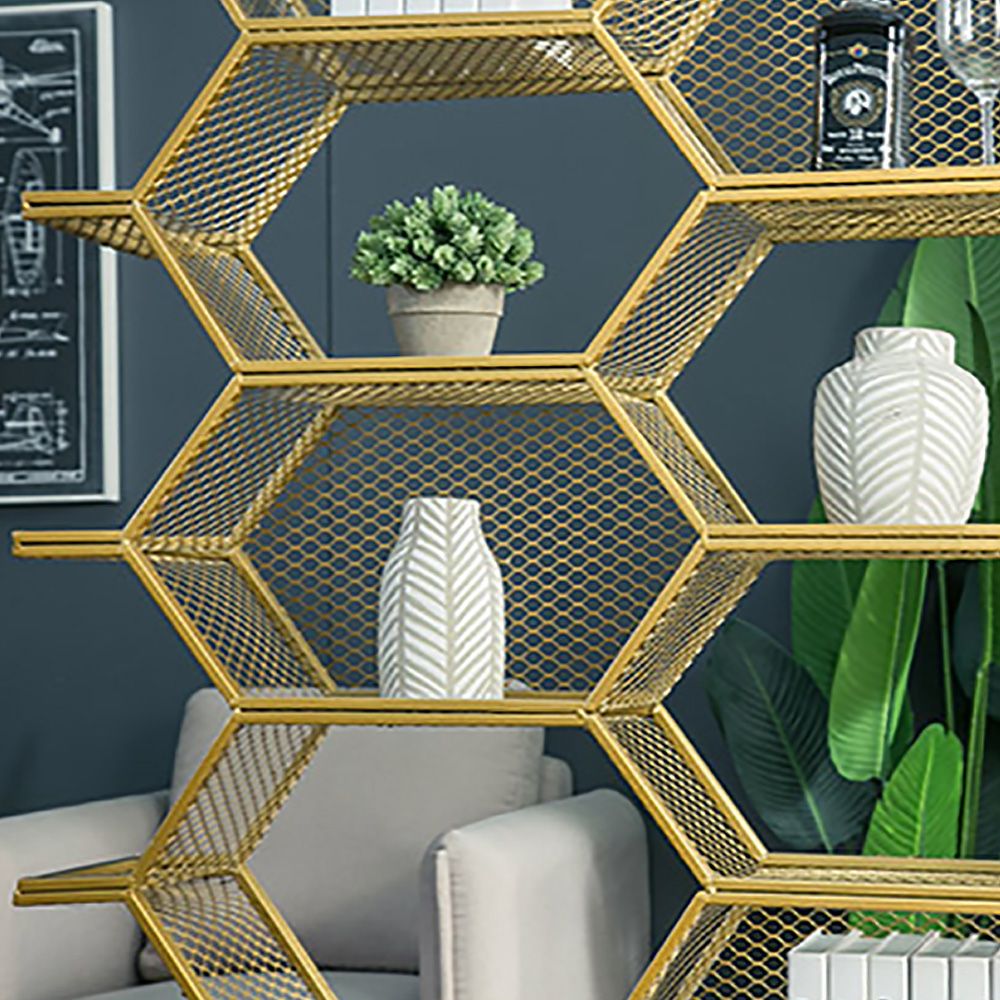 Creative Geometric Standard Metal Bookshelf