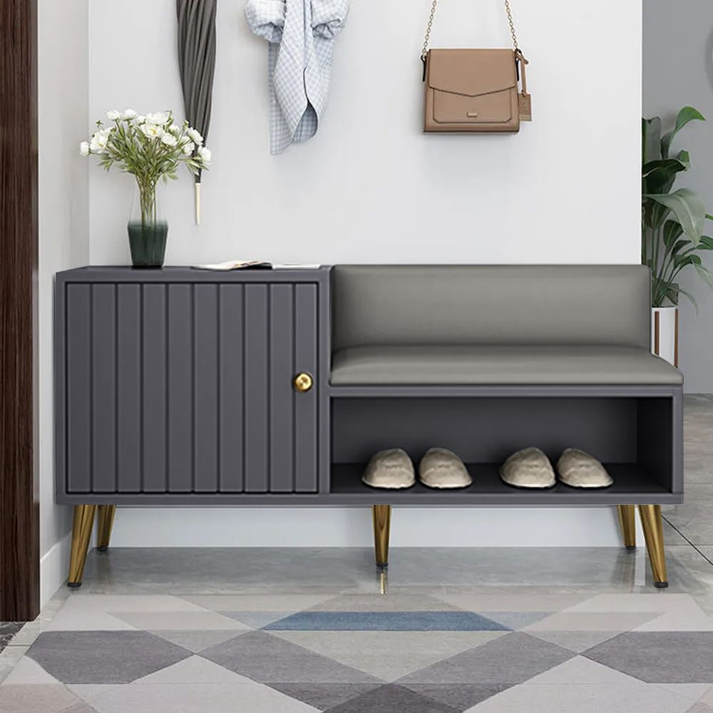 Upholstered Shoe Storage Bench - www.inf-inet.com
