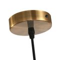 Minimalist Stylish 1-Light Gold Metal Lantern-Shaped Pendant Light Style A