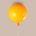 Story Colourful Balloon Large Flush Mount Modern Single Light in Orange