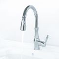 Tracier Gooseneck Single Lever Handle Kitchen Tap with Pull Out Spray