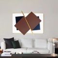 Modern Light Luxury Geometric Abstract Patterns Hanging Metal Wall Decor