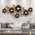 Creative Luxury Multi-round Metal Wall Decor Home Hanging Art