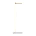1700mm Modern L-Shaped Metal Cloth Stand with Marble Base