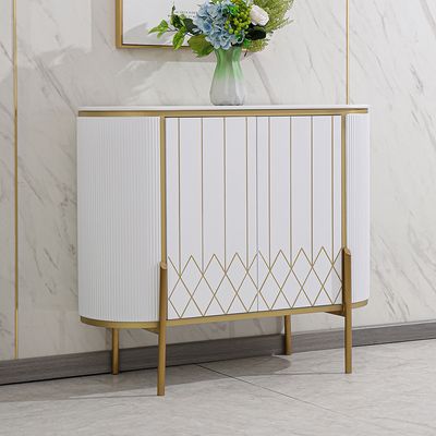 Vitrinenschrank Weiß Mit LED Beleuchtung - Bücherregal Mit Türen 120x40x200cm