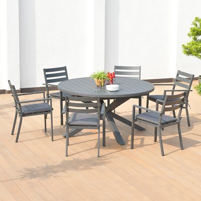 5 piece aluminum outdoor dining set