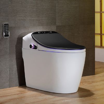 Modern Smart One-Piece 1.27 GPF Floor Mounted Elongated Toilet and ...