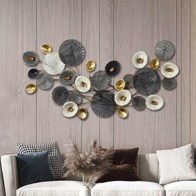 Elegant 3D Metal Wall Decor Creative Plants Home Hanging Art-Homary