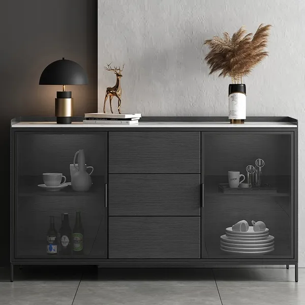 Modern Sideboard Cabinet, Black Sideboard Cabinet