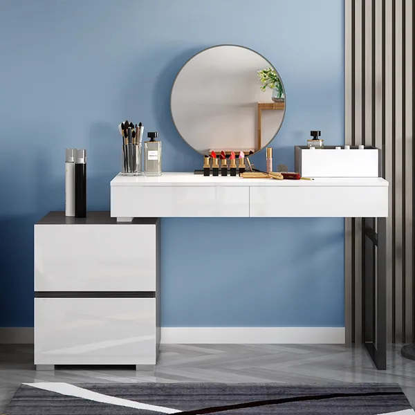 Side Cabinet Dressing Table With, Makeup Mirror For Dressing Table