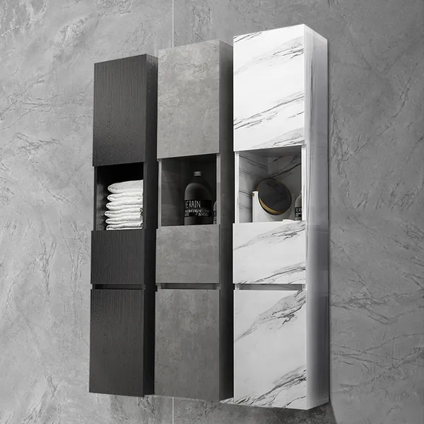 Modern Bathroom Cabinet With Drawers Wall Mounted Bathroom Cabinet With Doors With Shelf White
