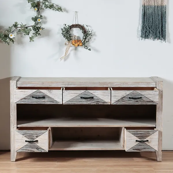 Rustic Console Table With Storage In, Rustic Sofa Table With Storage