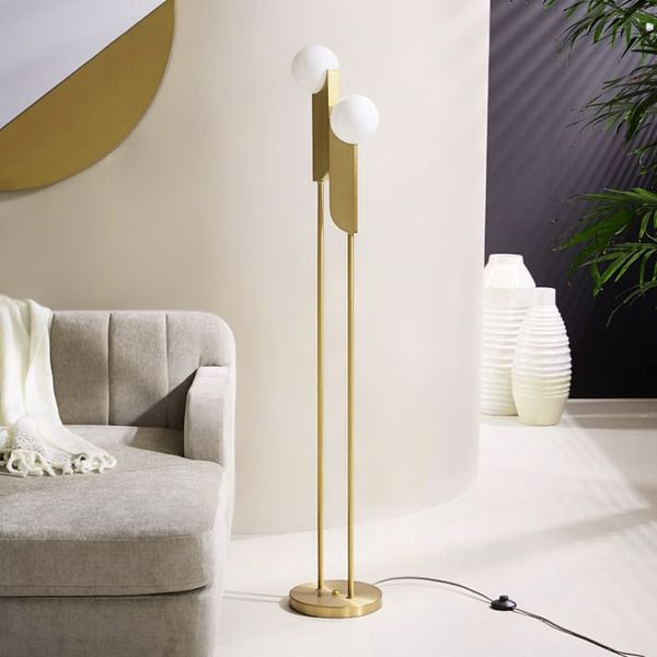 2 bulb torchiere floor lamp