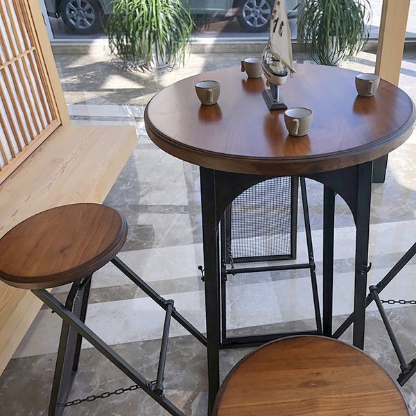 industrial style folding bistro set