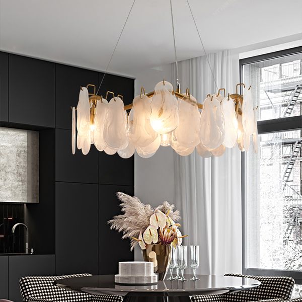 cloud glass chandelier