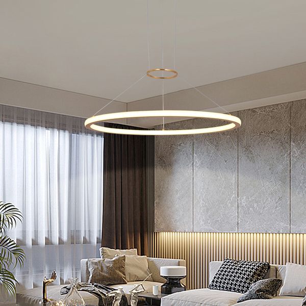 LED Dimming Mango Shape Crystal Gold Ceiling Lights Pendant Lamps Chandeliers 