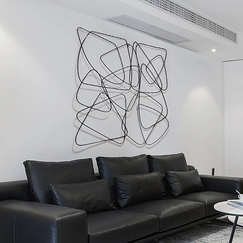 Modern Abstract 3D Metal Wall Decor Home Wall Art
