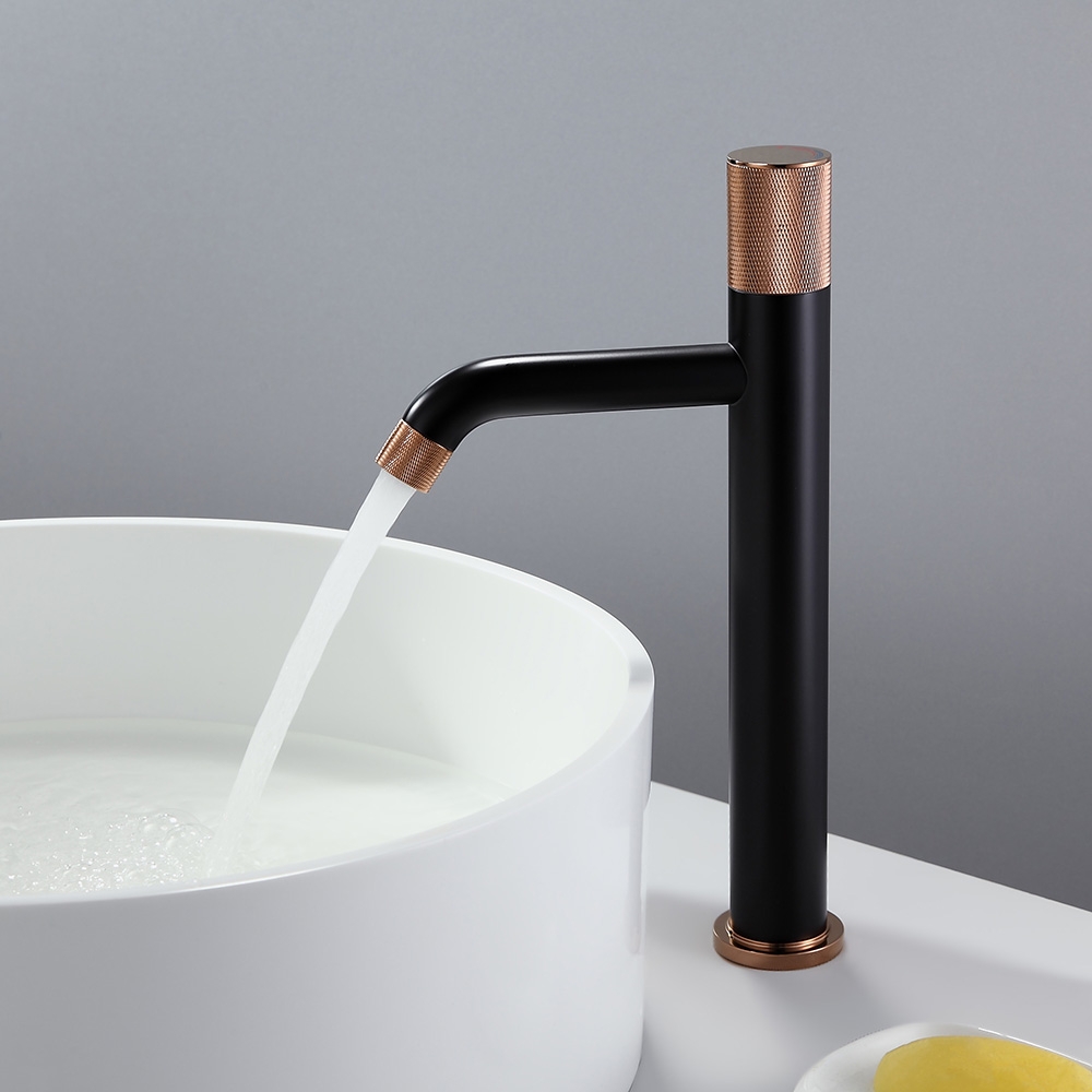 

Asow Classic Single Knob One Hole Brass Bathroom Vessel Sink Faucet