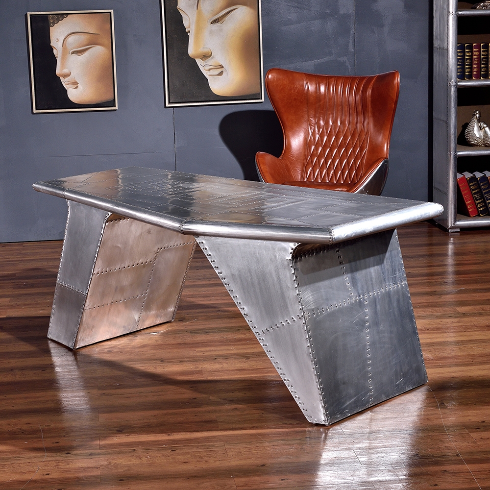 

74.4" Rectangular Desk with Storage Shelves Office Desk