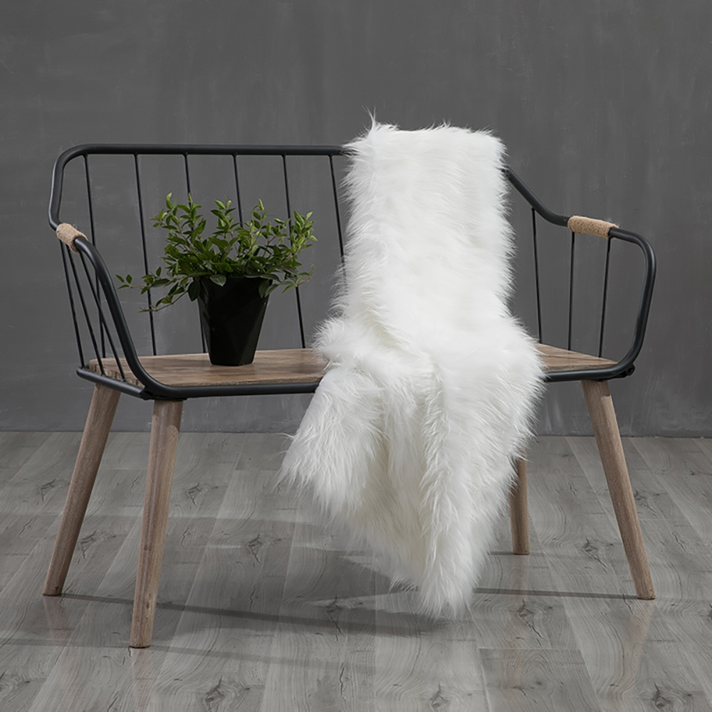 

Simple Wooden Bench with Backrest Arm Loveseat Bench Metal