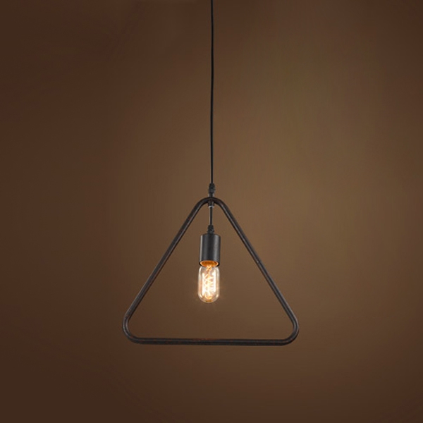 

Industrial Loft Black Rust Metal Vintage Edison Bulb Pendant Light C