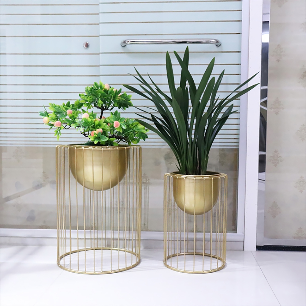 Flower Stand Gold Plant Stand for Indoors Modern Flower Stand in Large