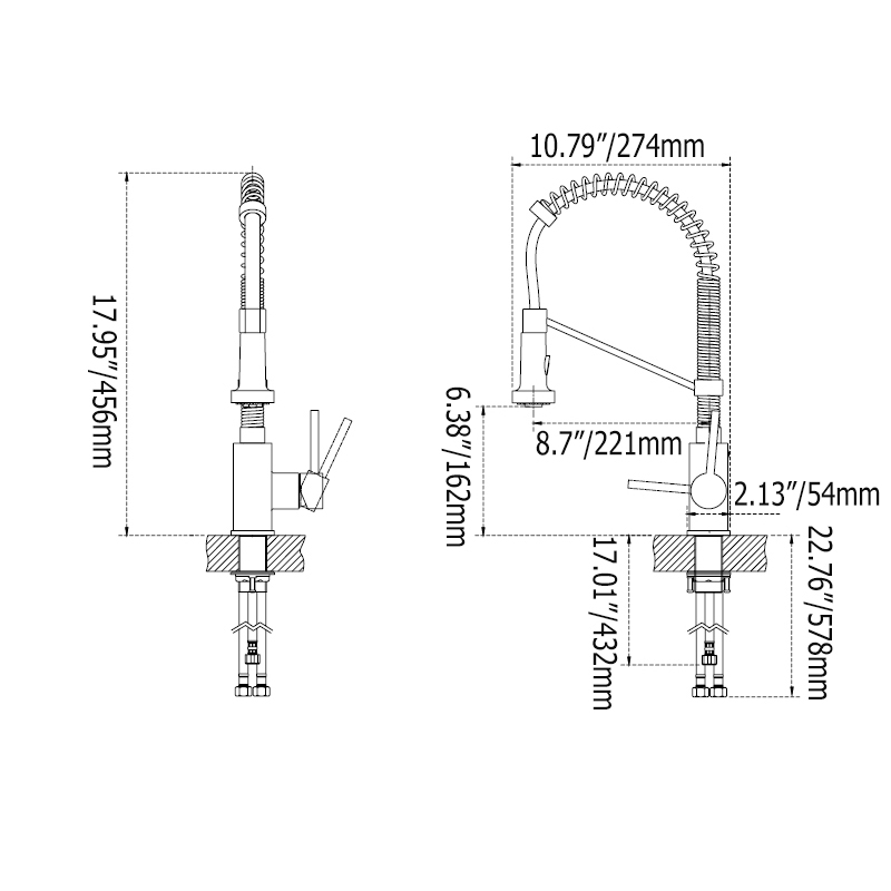 Contemporary Single Handle Dual Function Pull Out Kitchen Faucet In   83bb797cee64492587dae603063829a4 