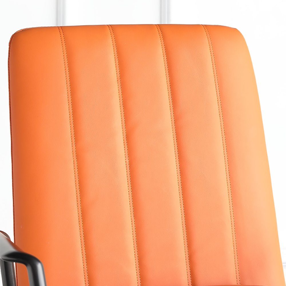 Orange Modern Creative Office Chair Home Study Desk Chair Backrest