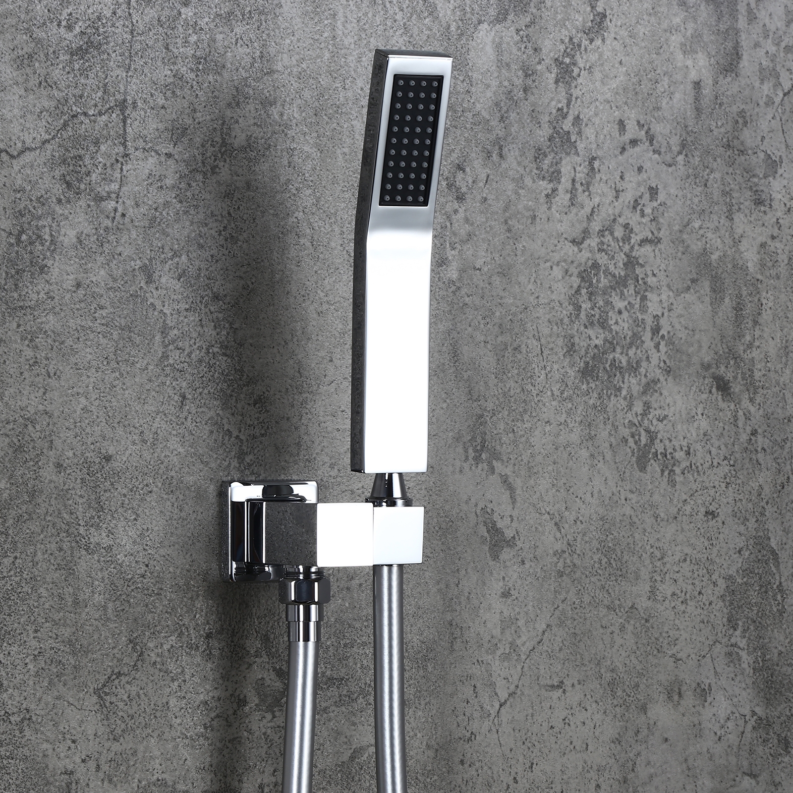 Modern 10" Wall Mounted Shower System with Handheld Shower Pressure Balance Valve