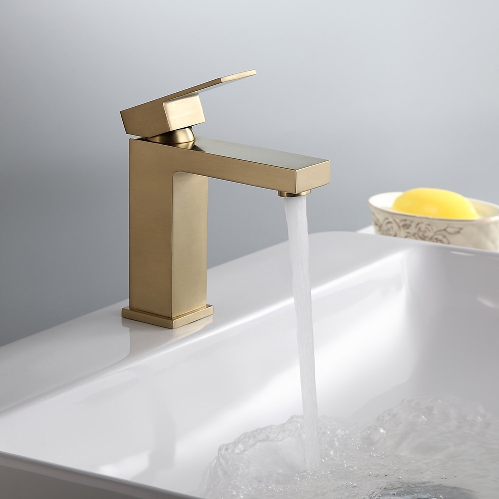 

Stylish Luxury Deck Mounted One-Hole Single Handle Bathroom Sink Faucet