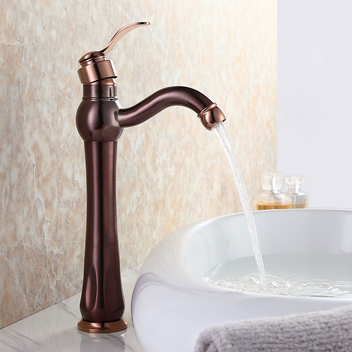 

Inias Classic Single Handle Oil Rubbed Bronze Bathroom Vessel Sink Faucet Single Hole
