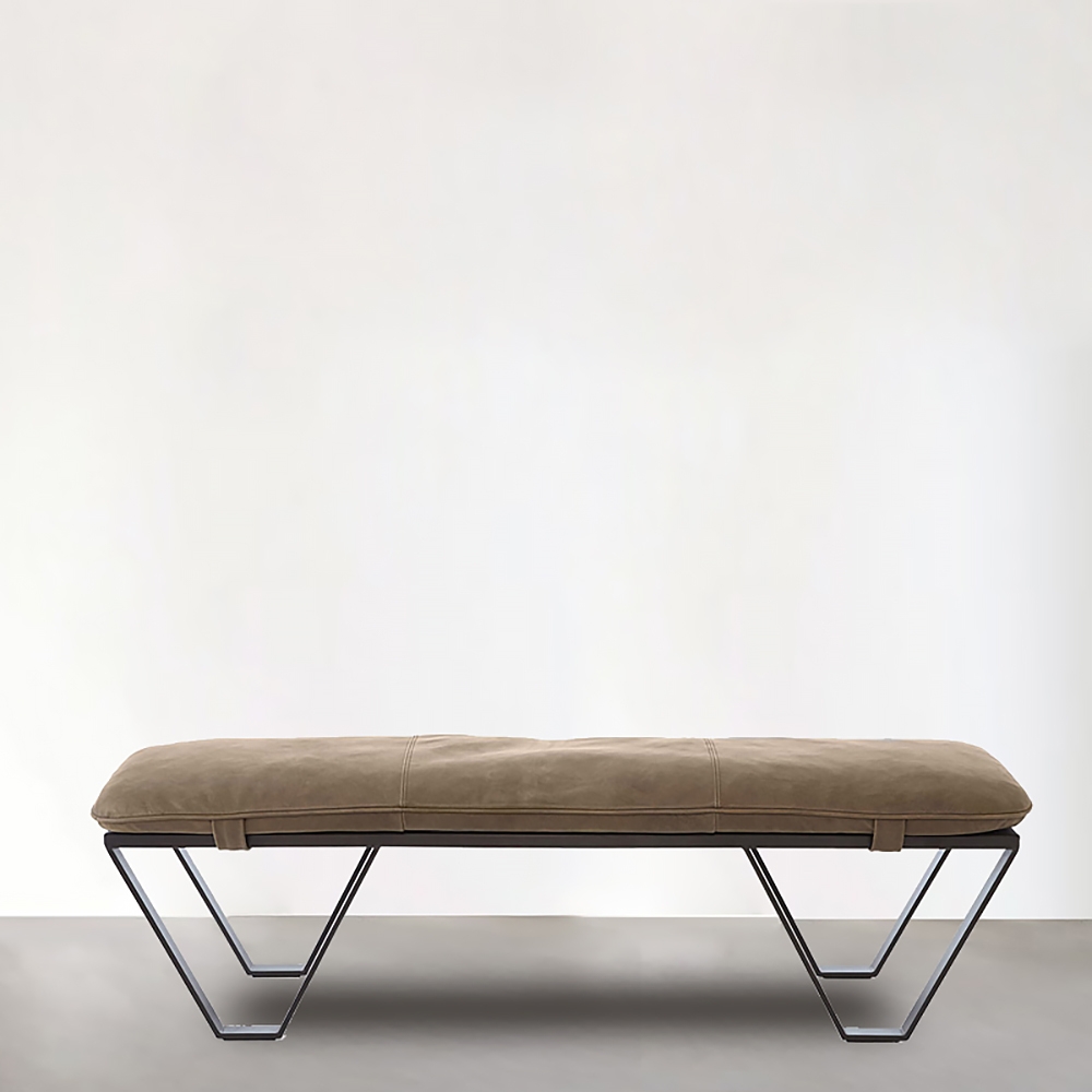 Modern Bench Dining Room Bench Faux Leather Entryway Long Bench ...