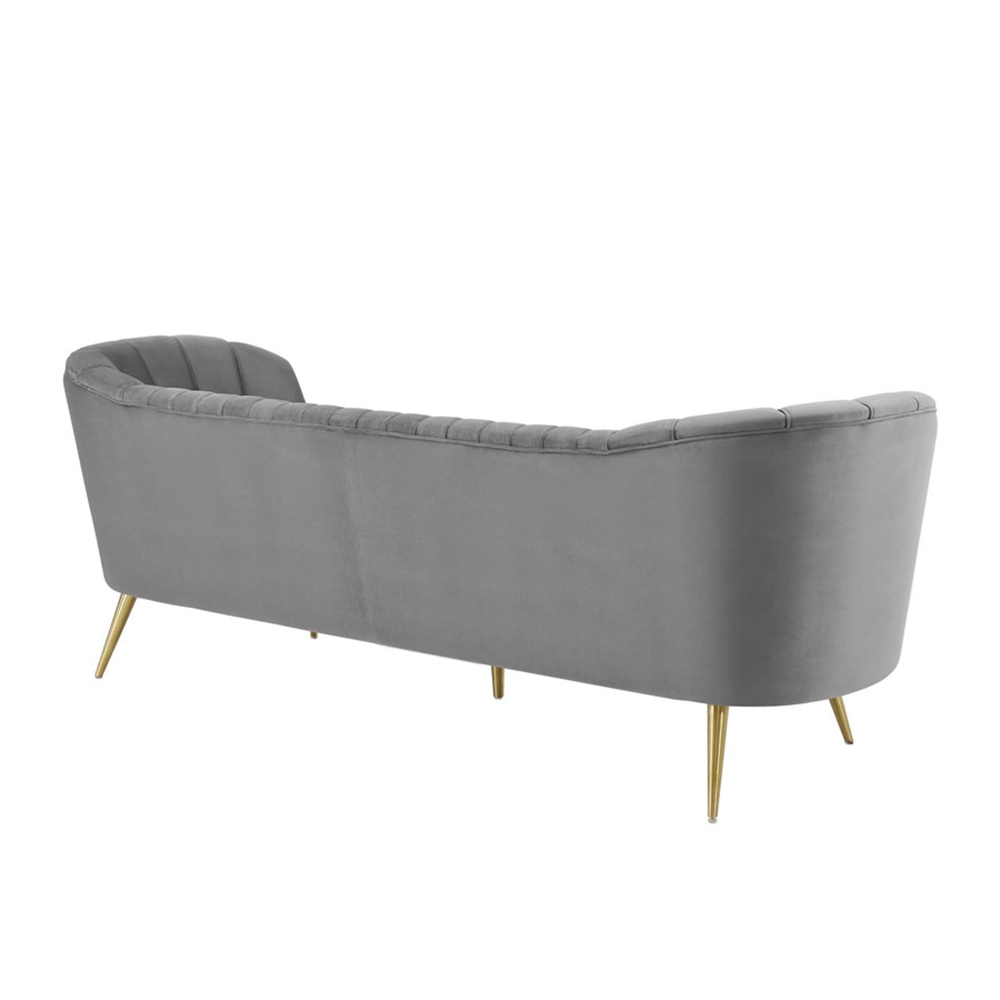 ESKILSTUNA Canapé 3 places - avec méridienne, Hillared anthracite