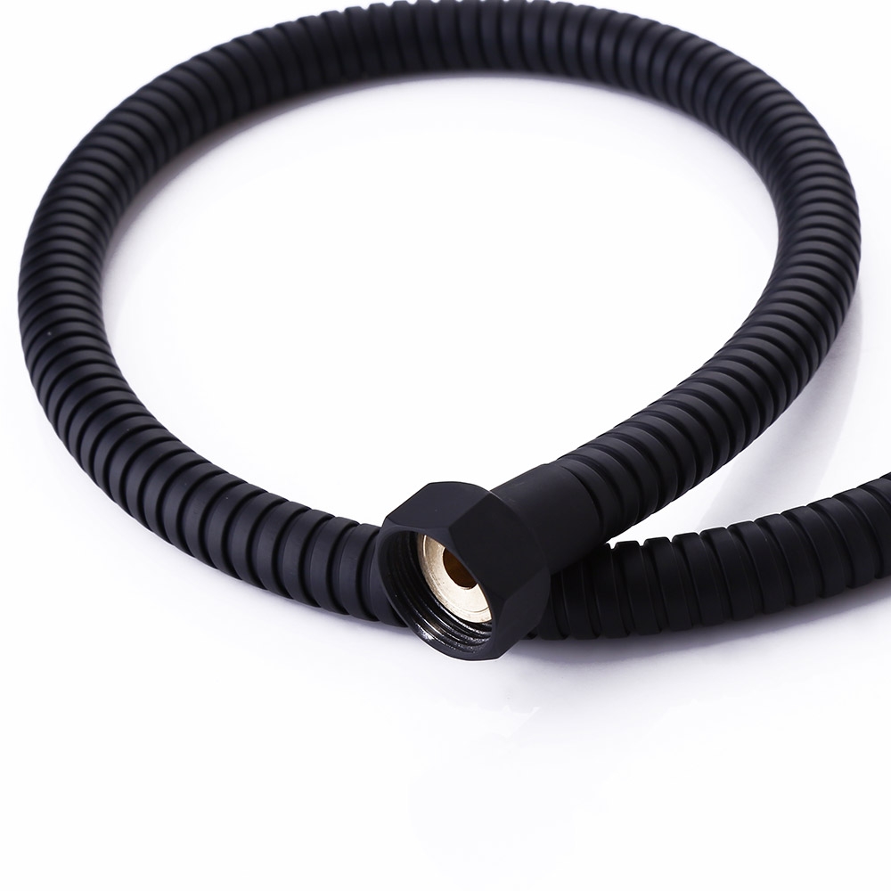 Stainless Steel 59" Matte Black Hand Shower Hose Flexible Hose with G1/2" Connection