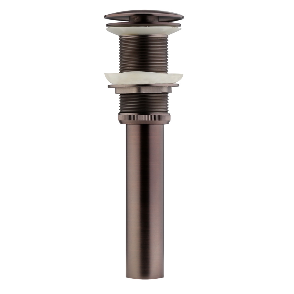 

ORB Brass Push Pop Up Drain Assembly without Overflow for Vessel Sinks