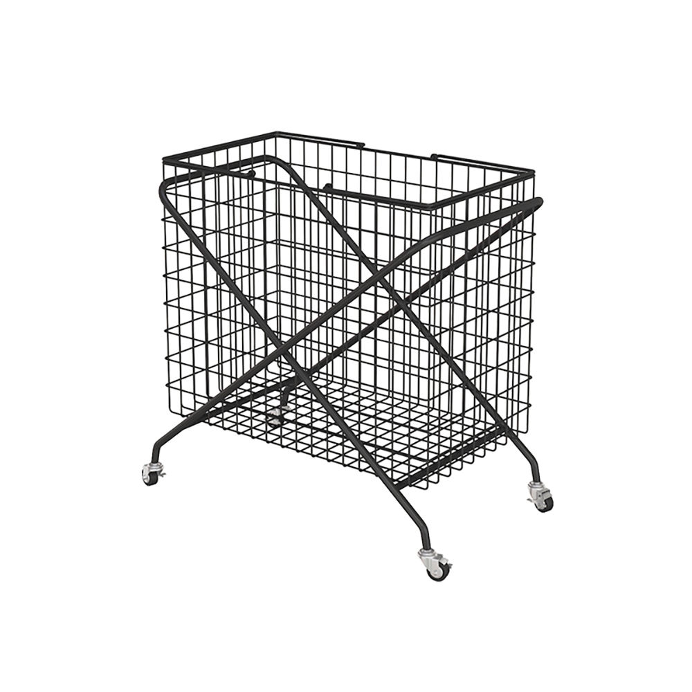 Nordic Chic Metal Large Laundry Hamper Basket with Wheels