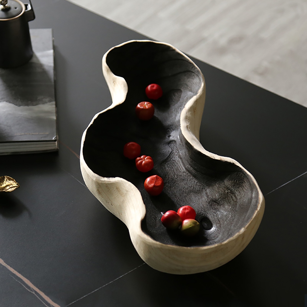 

Rustic Novelty Wooden Fruit Bowl Handmade