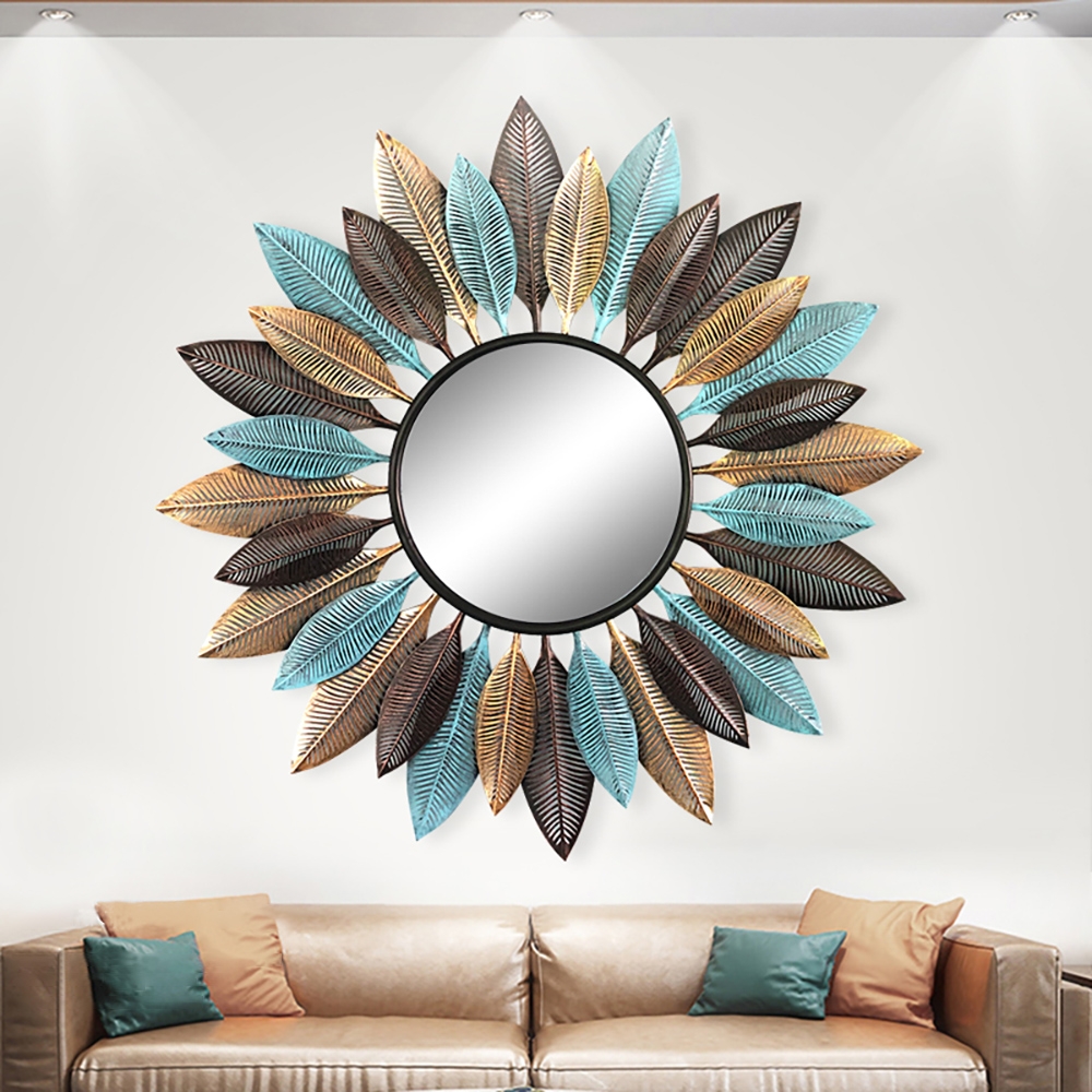 

European Style Modern Luxury Metal Wall Decor Decorative Mirror