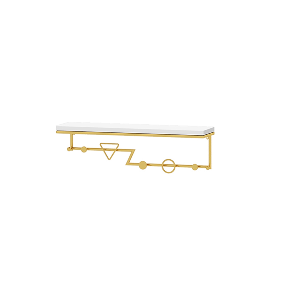 Modern Decor Wall Mounted Coat Rack with Shelving