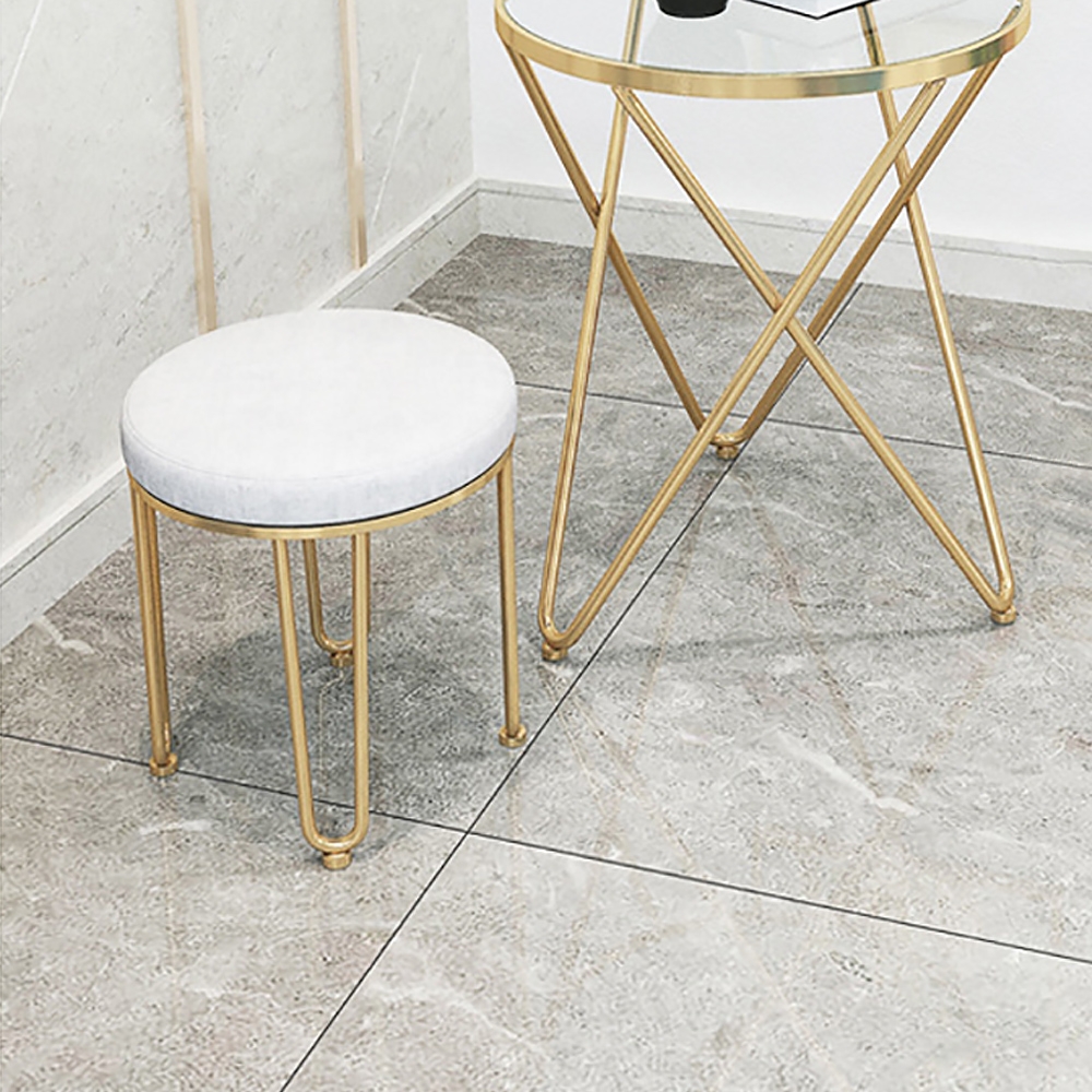 White Gold Dining Chair Leather Upholstered Dining ChairHomary