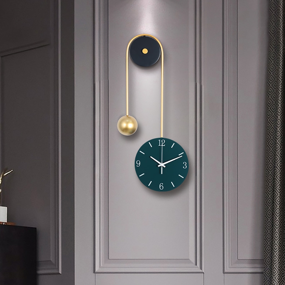 European Style Wall Clock Luxury Silent Clocks Home Decor Extra Large