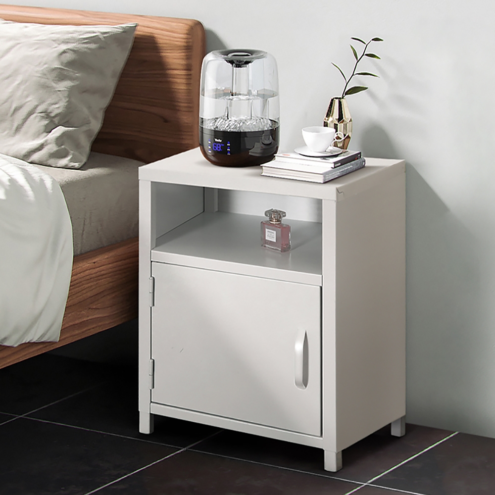 

Scandinavian Style Mini Indoor Cube Storage Cabinet Steel-White