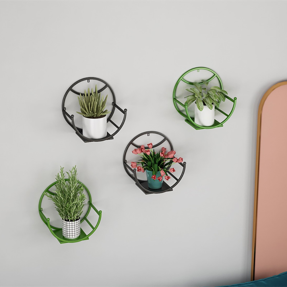

Modern Metal Wall Mounted Plant Stand Indoor Set of 3