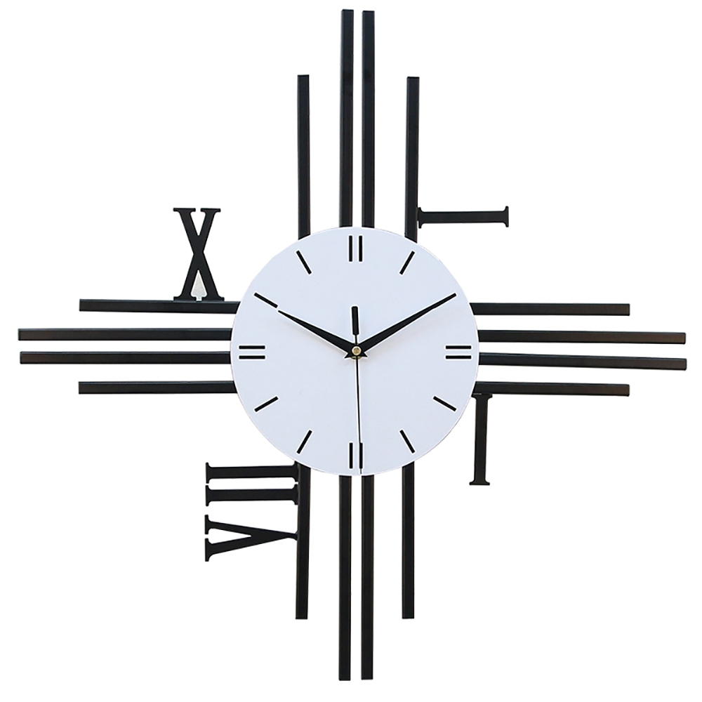 

23.6" Luxury Nordic Style Modern Design Fashion Metal Wall Clock
