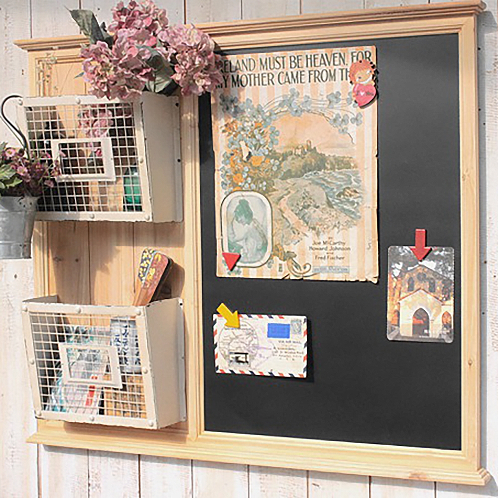 Rustic Wall Organizer Memo Board with BoardHomary