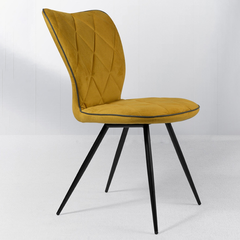 

Modern Dining Chair High Back Velvet Upholstered Dining Chair Set of 2